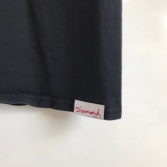 Men’s Street Wear Diamond T-Shirt - Picture 4 of 6